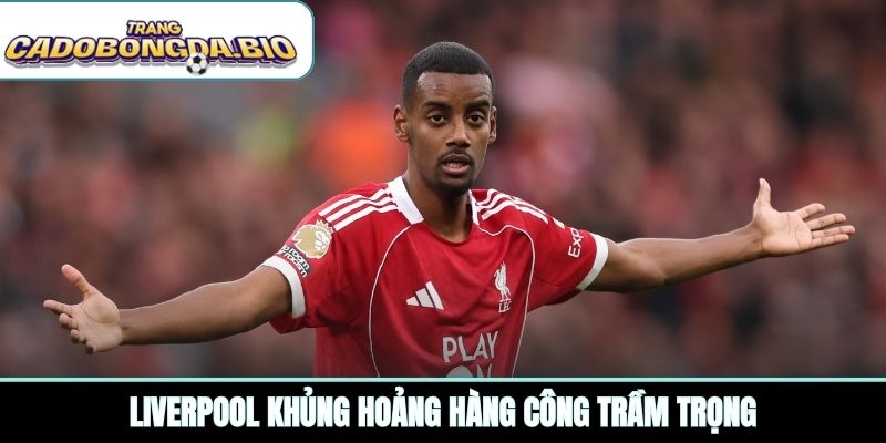 Liverpool khủng hoảng hàng công trầm trọng